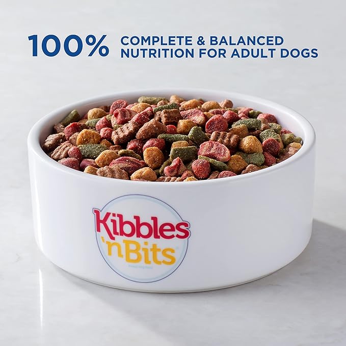 Kibbles 'N Bits Original Savory Beef & Chicken Flavors Dry Dog Food, 3.5 Pound Bag