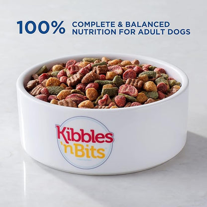 Kibbles 'N Bits Original Savory Beef & Chicken Flavors Dry Dog Food, 3.5 Pound Bag