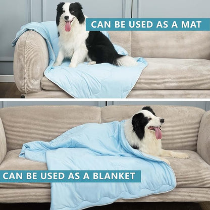 Pet Cooling Blankets & Sleeping Mat- Reversible Washable Durable Dog Bed Cover