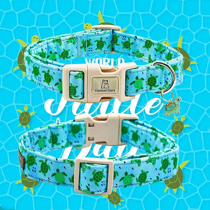 Lionheart glory Dog Collar Blue Sea Turtles Dogs