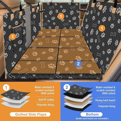 Dog Car Seat Cover for Back Seat