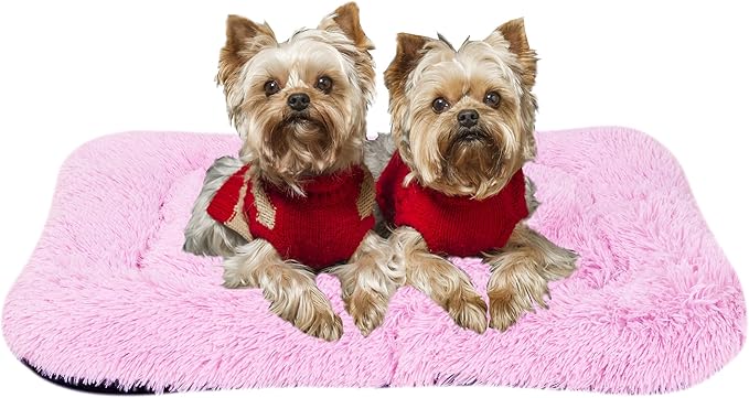 Coohom Deluxe Plush Dog Bed Pet Cushion Crate Mat