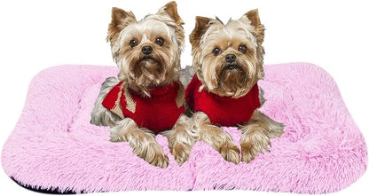 Coohom Deluxe Plush Dog Bed Pet Cushion Crate Mat