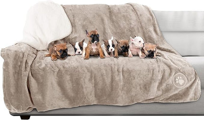 PETMAKER Waterproof Dog Blanket 60x70-Inch Reversible