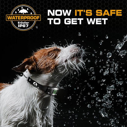 INVIROX Shock Collar for Large Dogs [SPARK K9 X2] 124 Levels 2 Dog Training Collars with Remote 1100yd Range IP67 Waterproof