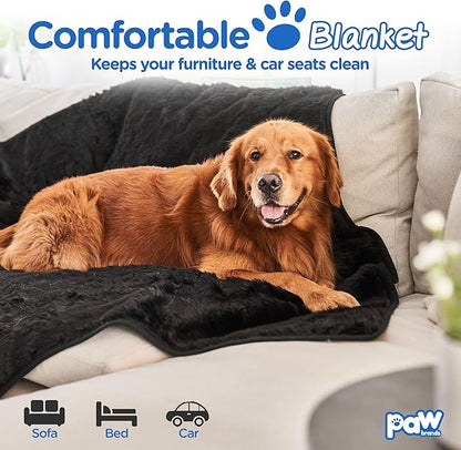 PupProtector Waterproof Throw Blanket for Dogs and Cats (60" L 50" W)