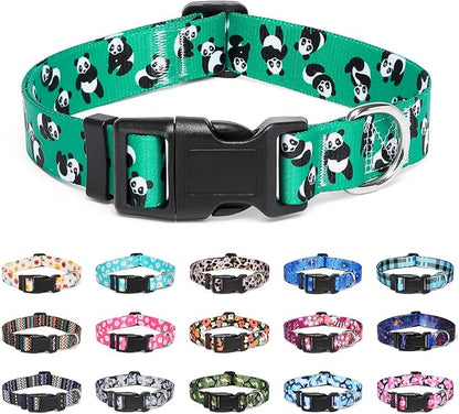Adjustable Dog Collar with Patterns