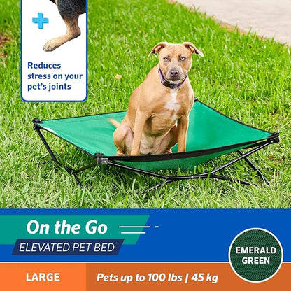 COOLAROO On the Go Cooling Elevated Dog Bed