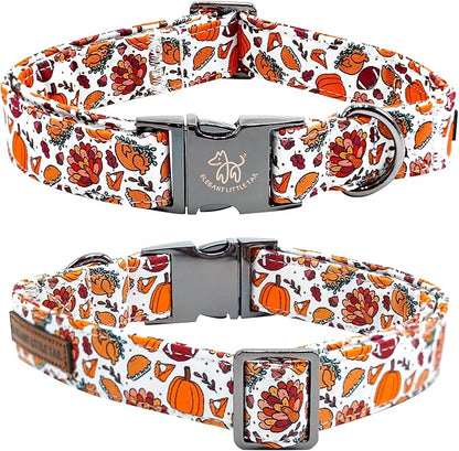 Elegant little tail Tanksgiving Dog Collar
