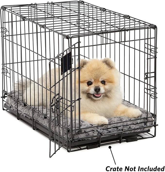 MidWest Homes for Pets Deluxe Dog Beds 1-Year Warranty,Gray