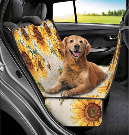AFPANQZ Sunflower Azolotl Dog Cat Seat Cover