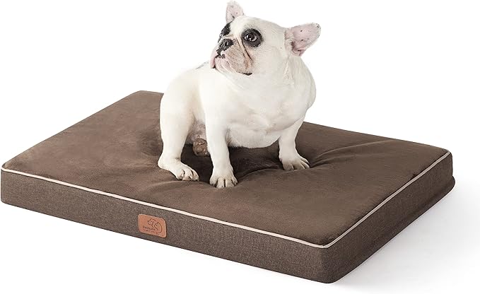 Bedsure Memory Foam Dog Bed for Medium Dogs