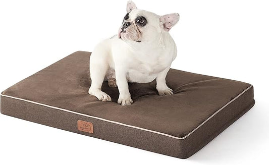 Bedsure Memory Foam Dog Bed for Medium Dogs