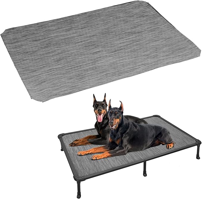 Veehoo Dog Bed Cover for CWC2002, CWC2003, CWC2203A, CWC2203B, Size XXL, Black Silver