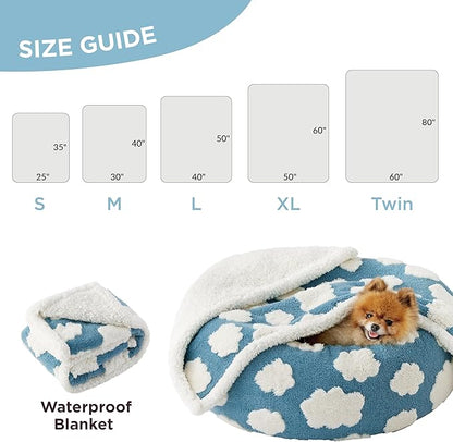 Lesure Waterproof Dog Blanket for Large Dogs 3D Textured