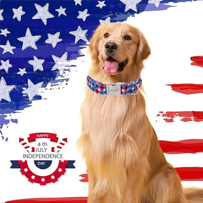 Patriotic Dog Collar 4th of