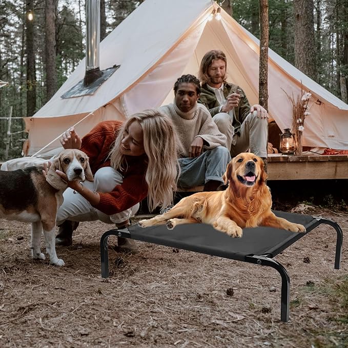 iplusmile Pet Bed Mesh Elevated Pet Bed Pet