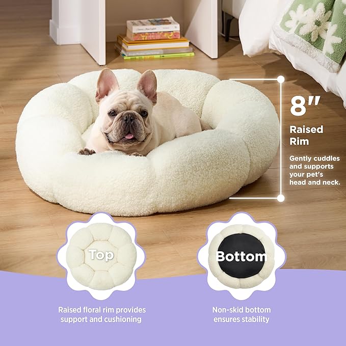 Lesure Calming Medium Dog Bed 45 lbs, 30"