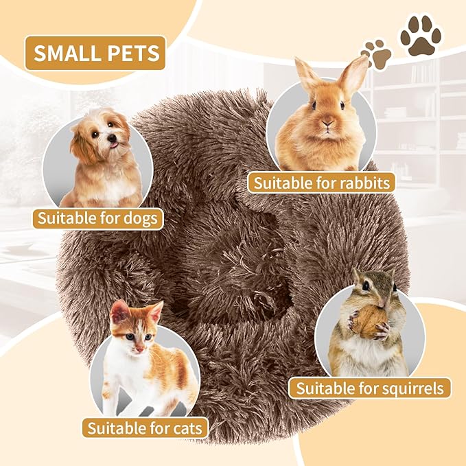 Dog Bed Comfiest Indoor Calming Waterproof Bedding Washable