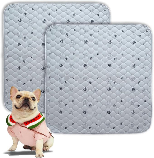 Reusable Pet Pee Pads 2 Pack 34"x36" Ultra-Absorbent