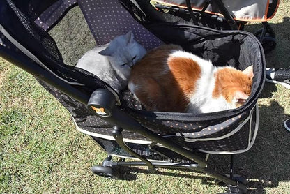 Dog Stroller Pet Stroller Cat Stroller Portable Foldable 30 Pounds