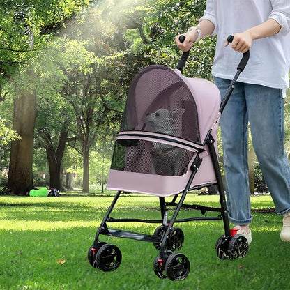 4 Wheels Foldable Pet Stroller