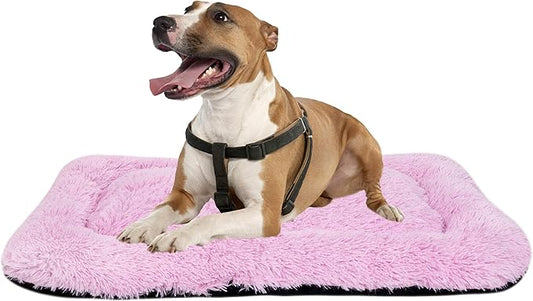 Coohom Deluxe Plush Dog Bed Pet Cushion Crate Mat