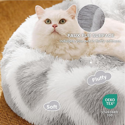 Bedsure Calming Cat Beds for Indoor Cats 20 inches, 15 lbs