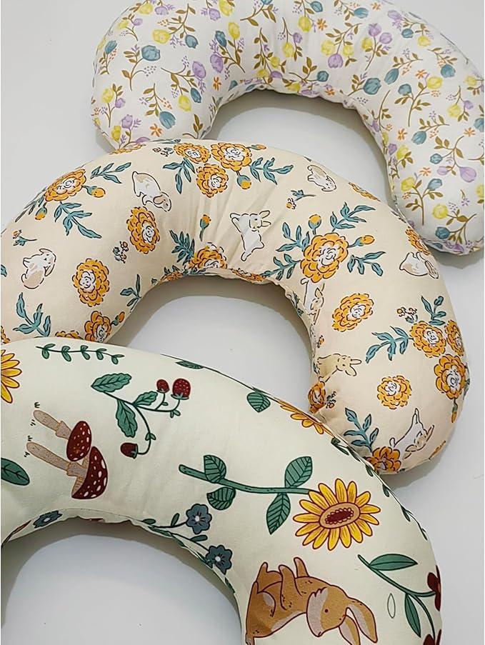Pet Pillow Floral U-Shaped Pillow for Dogs