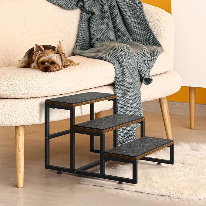 Dog Stairs for Small Dogs 3 Tier, 3 Steps