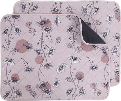 IEUUMLER Washable Pee Pads for Dogs 2 Pack EU007 (Pink 31"X36"-2pcs)