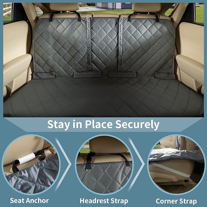 ZQ Back Car Seat Cover for Dogs