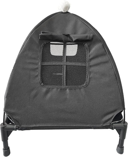 Love&go Elevated Dog Bed with Metal Frame (Small-18.5x18.5x5.5 inch,