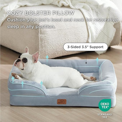 Bedsure Orthopedic Dog Bed for Medium Dogs