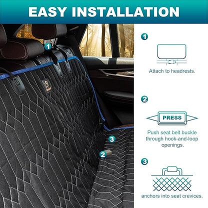 SZHLUX Dog Car Seat Cover 600D Heavy