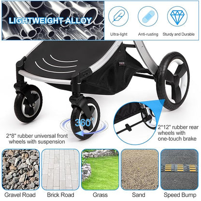 Pet Stroller for middle dogs zipperless with cat