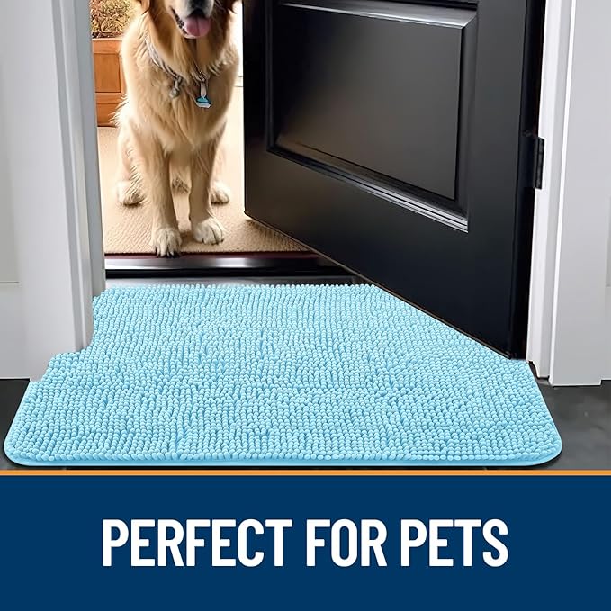 OLANLY Dog Door Mat for Muddy Paws 70x24