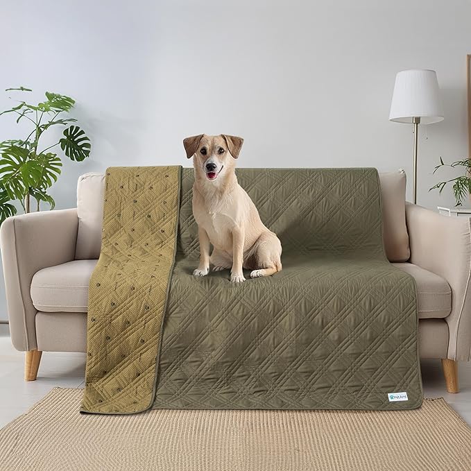 PetAmi Waterproof Couch Cover for Dogs 102x82 Green