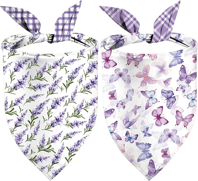 Spring Dog Bandanas 2 Pack,