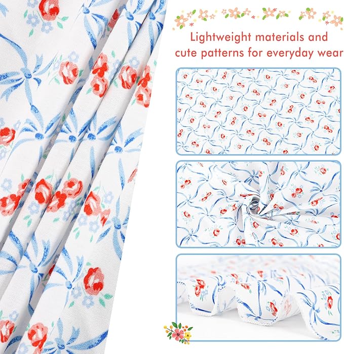 E-Clover Dog Bandanas Girl & Matching Scrunchie-Floral Dog