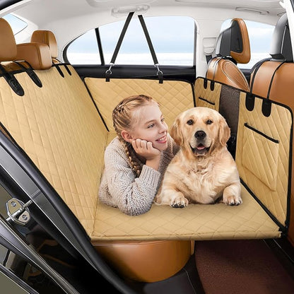 Back Seat Extender for Dogs Window,100% Waterproof