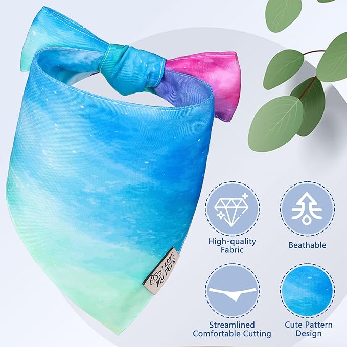 SCENEREAL Summer Dog Bandana