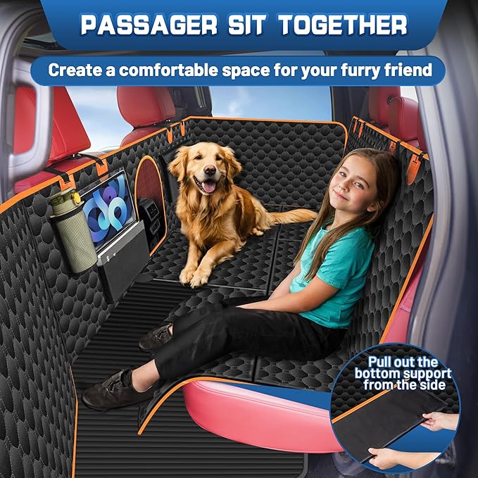 Senose Truck Dog Seat Cover Back Seat F150, RAM1500,