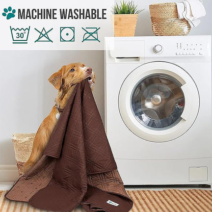 PetAmi Waterproof Couch Cover for Dogs 102x82 Brown