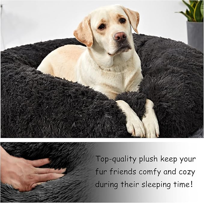 Washable Dog Round Bed Large Dogs