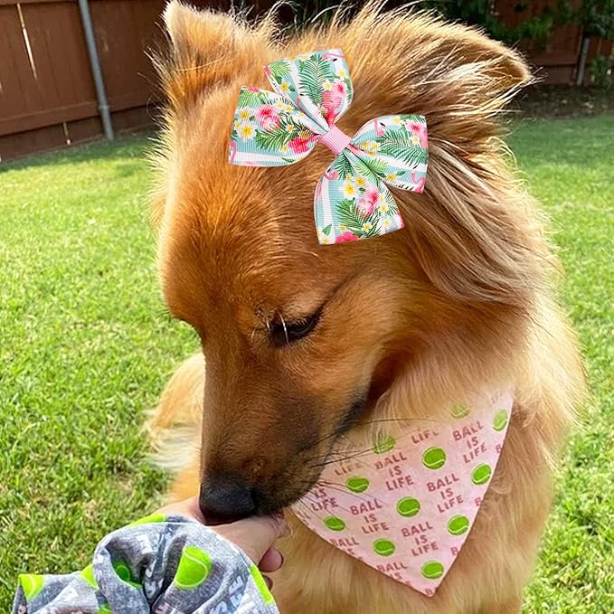 24Pcs/12 Pairs 4" Big Dog Hair Bows