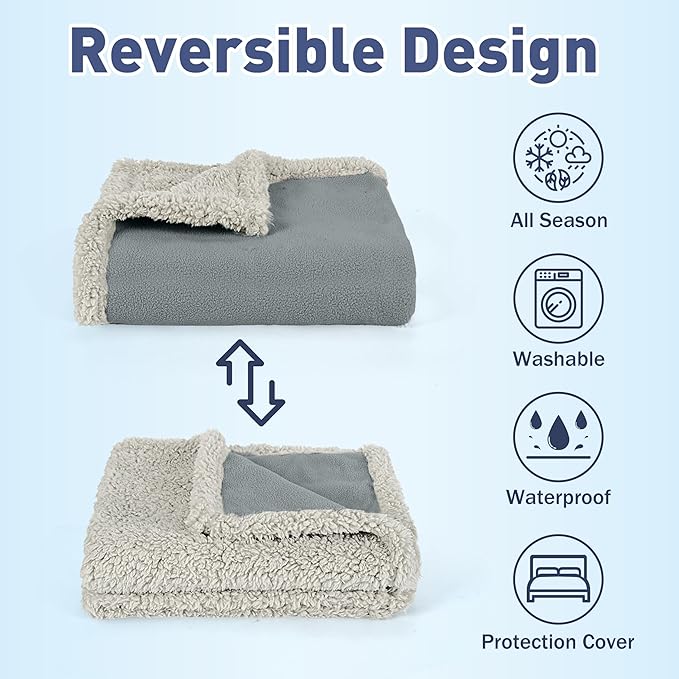 Kritter Planet Waterproof Puppy Blanket for Small Dogs