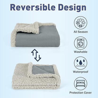 Kritter Planet Waterproof Puppy Blanket for Small Dogs