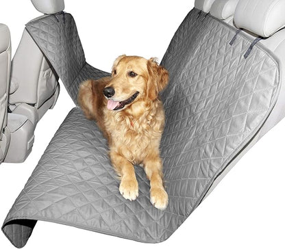 Furhaven Universal Water-Resistant Quilted Hammock-Style Backseat or Cargo Area Protector