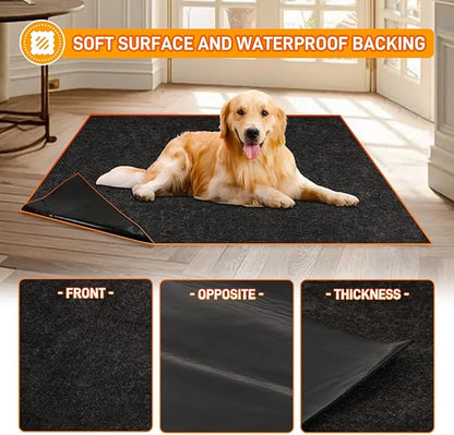 MODIGT Dog Crate Pad Liner for Kennel Training 59"×48" Under